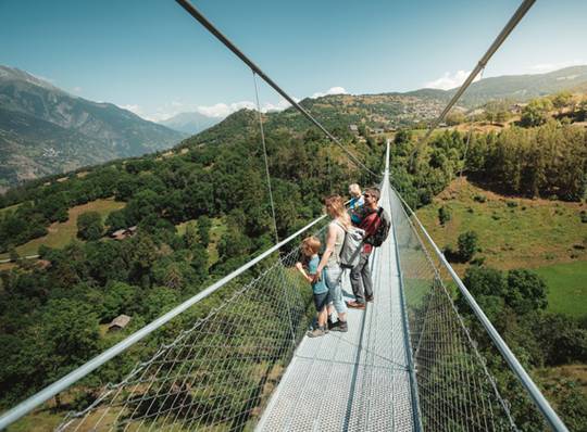 Hängebrücke Milibach