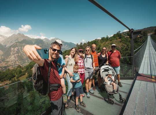 Hängebrücke Milibach