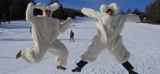 Schneehasenservice im Schigebiet Hochrindl