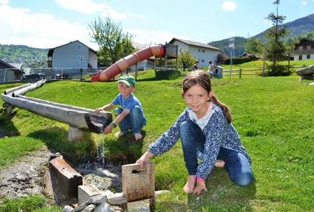 Suonen- und Sudelpark in Unterbäch (Walliser Alpen)