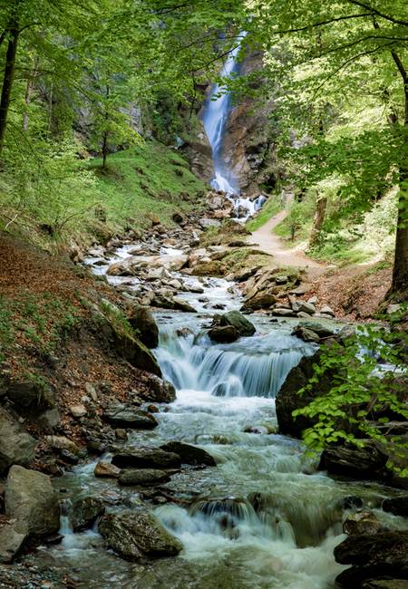 Der Wasserfall in Bischofshofen