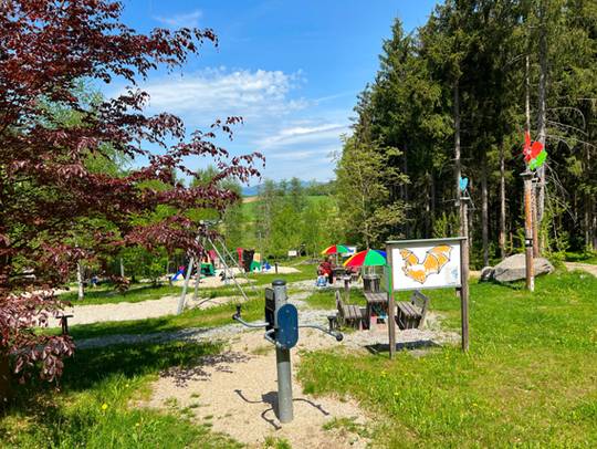 Fledermaus-Skulpturenweg und Fledermaus-Waldspielplatz